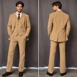 Vintage Sears Corduroy 3 Piece Suit 40 & Pants Sz 33 see pics for measurements